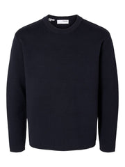 SLHMIKE LS KNIT RELAXED CREW NECK