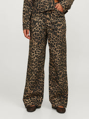 JXSARAH TOKYO LEO WIDE HW PANT LN P