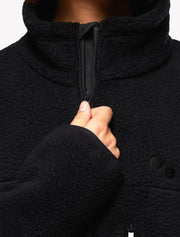 Fleece Jacket Men - Peat Black